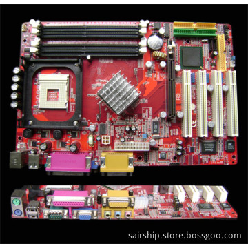 PC motherboard Intel 865PE R314 -478 pin with lan ,sata port